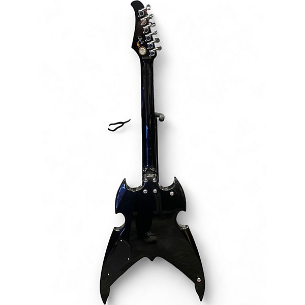 Used Silvertone PSAP1 Apocalypse Kiss Paul Stanley Black Solid Body Electric Guitar