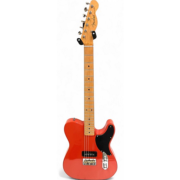 Used 2021 Fender NOVENTA TELECASTER Fiesta Red Solid Body Electric Guitar