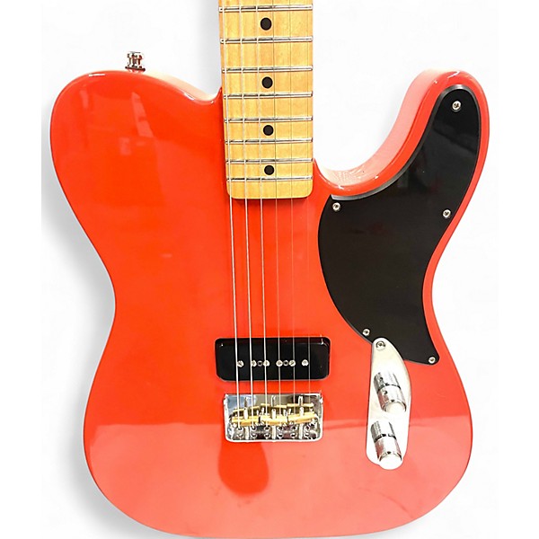 Used 2021 Fender NOVENTA TELECASTER Fiesta Red Solid Body Electric Guitar