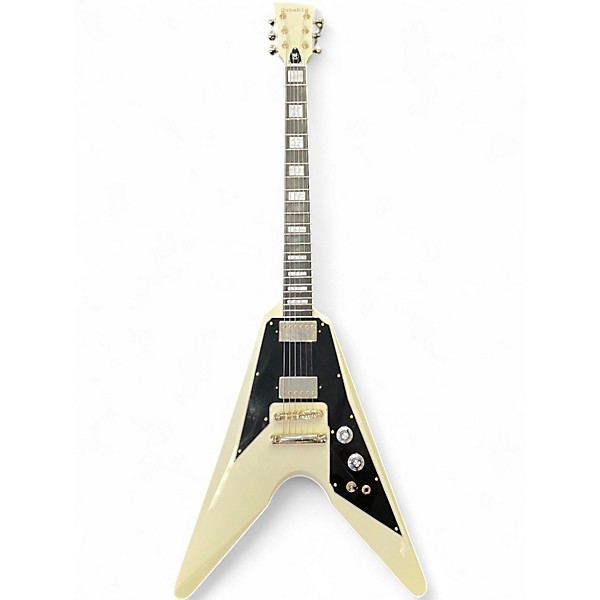 Used Dunable Guitars DE Asteroid Alpine White Solid Body Electric Guitar