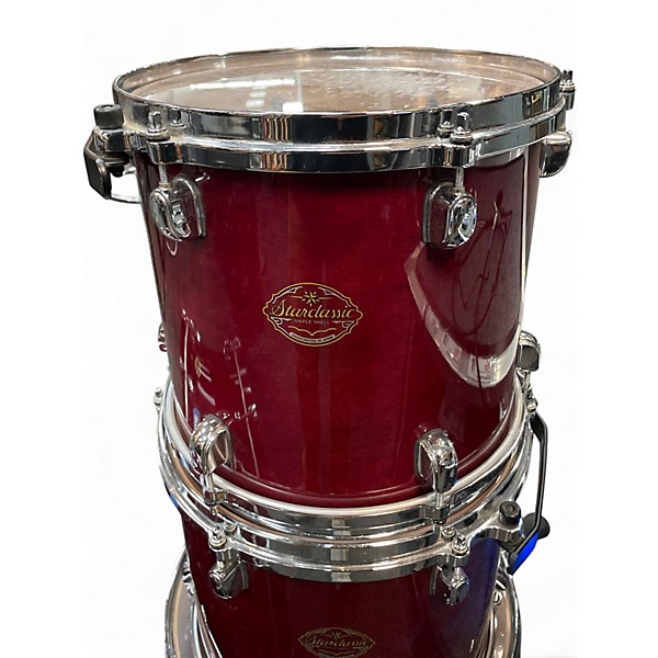 Used TAMA 4 Piece Starclassic MIJ Maple Shell Pack violet shade Drum Kit