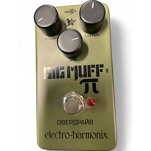 Used Electro-Harmonix Green Russian Big Muff Pi Fuzz Effect
