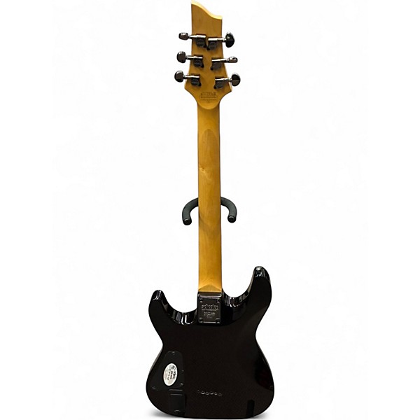 Used Schecter Guitar Research Demon 6 Trans Red Solid Body Electric Guitar