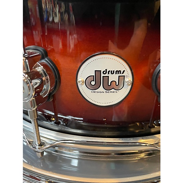 Used DW 5 Piece Design Series 5 Piece Drum Kit with Bags Tobacco Burst Drum Kit