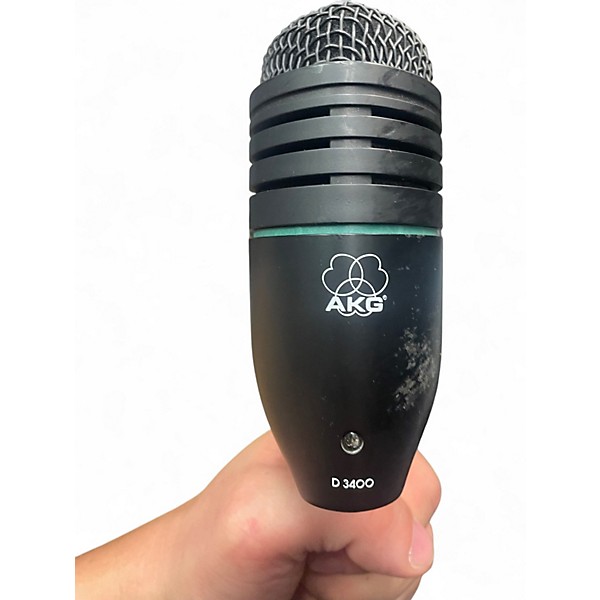 Vintage 1980s AKG D3400 Dynamic Microphone