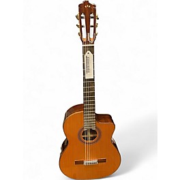 Used Cordoba C7CE CD/IN Tan Natural Classical Acoustic Electric Guitar