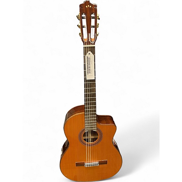 Used Cordoba C7CE CD/IN Tan Natural Classical Acoustic Electric Guitar
