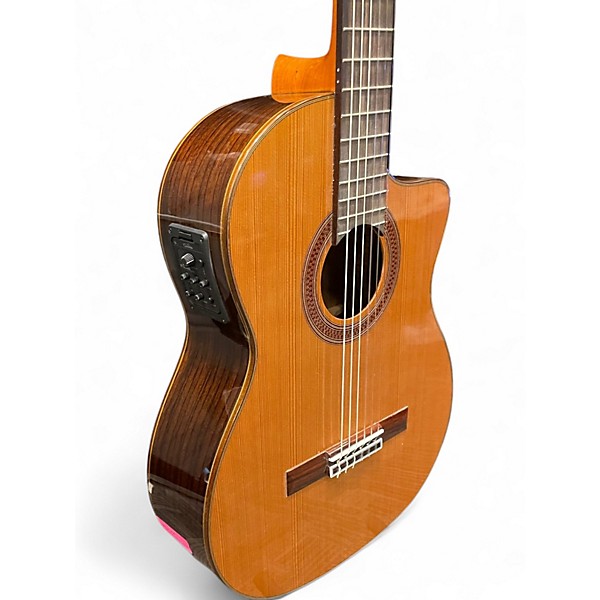 Used Cordoba C7CE CD/IN Tan Natural Classical Acoustic Electric Guitar