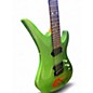 Used Schecter Guitar Research Diamond Series A-7 Green Sparkle Finish Solid Body Electric Guitar
