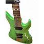 Used Schecter Guitar Research Diamond Series A-7 Green Sparkle Finish Solid Body Electric Guitar