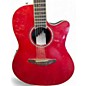 Used Ovation cs28 red Acoustic Electric Guitar