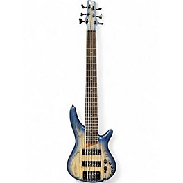 Used Ibanez SR606E Blue Electric Bass Guitar