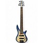Used Ibanez SR606E Blue Electric Bass Guitar thumbnail