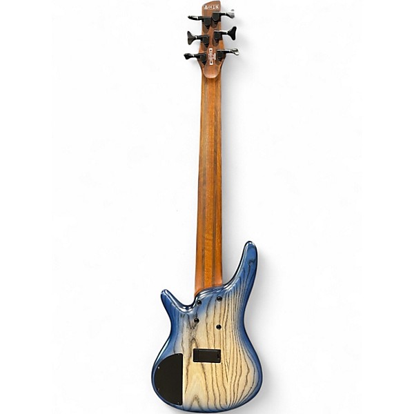 Used Ibanez SR606E Blue Electric Bass Guitar
