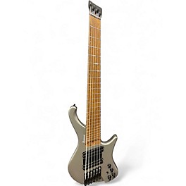 Used Ibanez EBH1006MS Silver Electric Bass Guitar