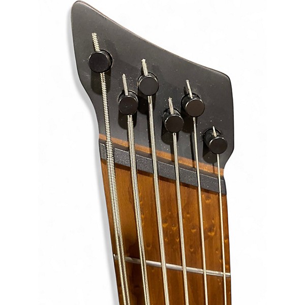 Used Ibanez EBH1006MS Silver Electric Bass Guitar