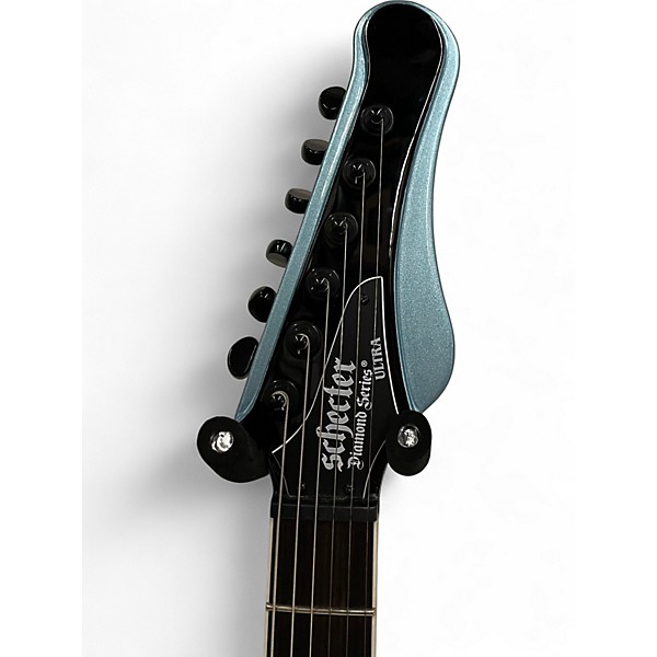 Used 2022 Schecter Guitar Research Ultra Pelham Blue Solid Body Electric Guitar