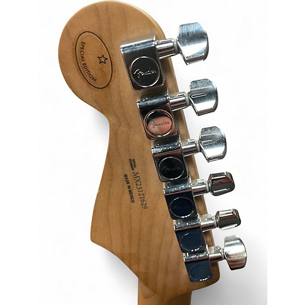 Used Fender Player Stratocaster Black Solid Body Electric Guitar