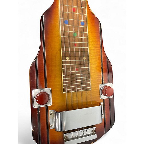 Vintage 1946 Vega Triumphal 3 Tone Sunburst Lap Steel