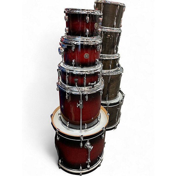 Used Gretsch Drums 5 Piece Catalina Maple Deep Cherry Burst Drum Kit
