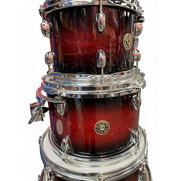Used Gretsch Drums 5 Piece Catalina Maple Deep Cherry Burst Drum Kit