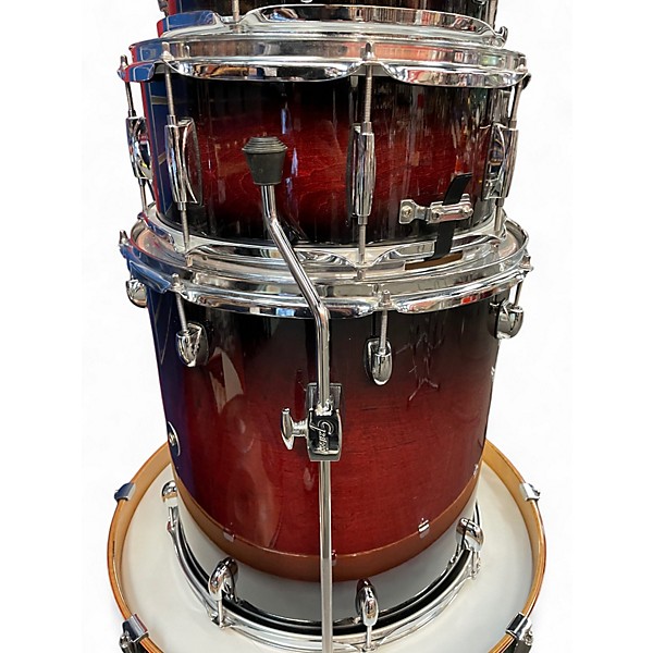 Used Gretsch Drums 5 Piece Catalina Maple Deep Cherry Burst Drum Kit