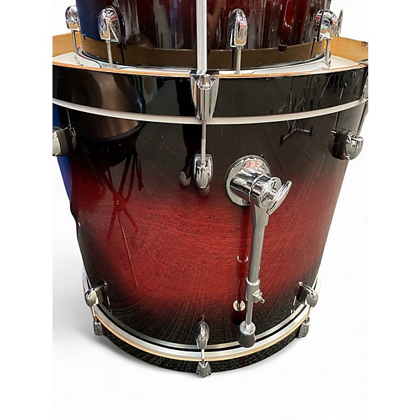 Used Gretsch Drums 5 Piece Catalina Maple Deep Cherry Burst Drum Kit