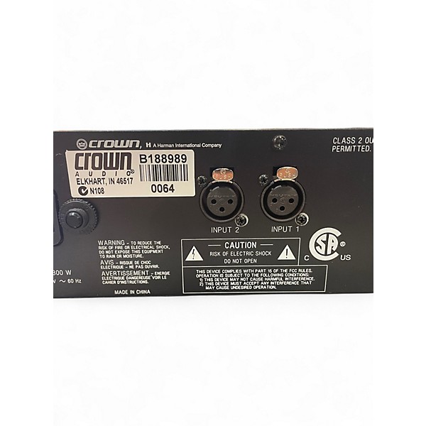 Used Crown XLS402 Power Amp
