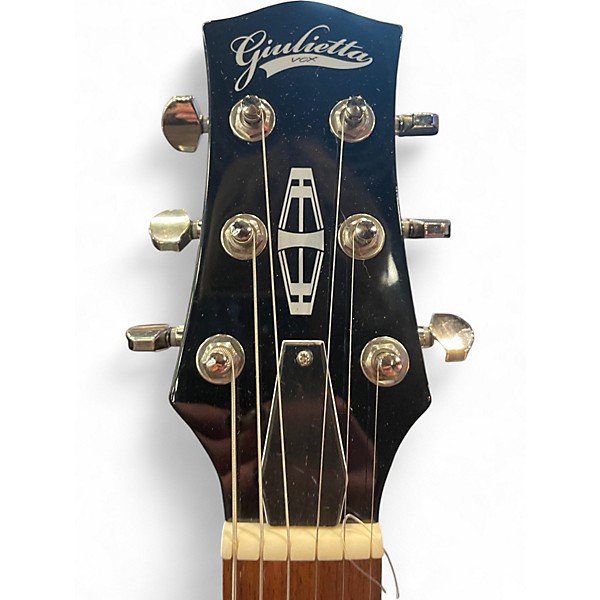 Used VOX VGA-3D Trans Black Hollow Body Electric Guitar