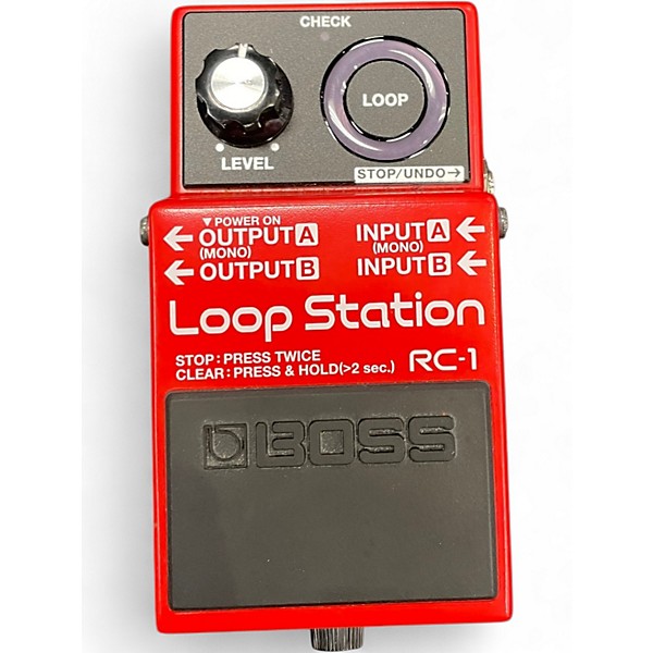 BOSS RC−1 Used BOSS RC1 Loop Station Pedal | Guitar Center