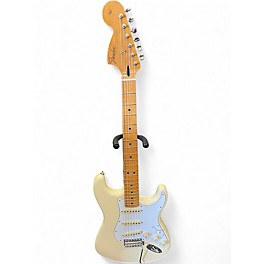 Used Fender Jimi Hendrix Stratocaster Buttercream Solid Body Electric Guitar