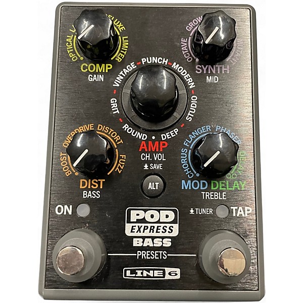 Used Line 6 POD EXPRESS BASS Effect Processor