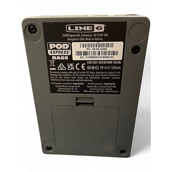 Used Line 6 POD EXPRESS BASS Effect Processor