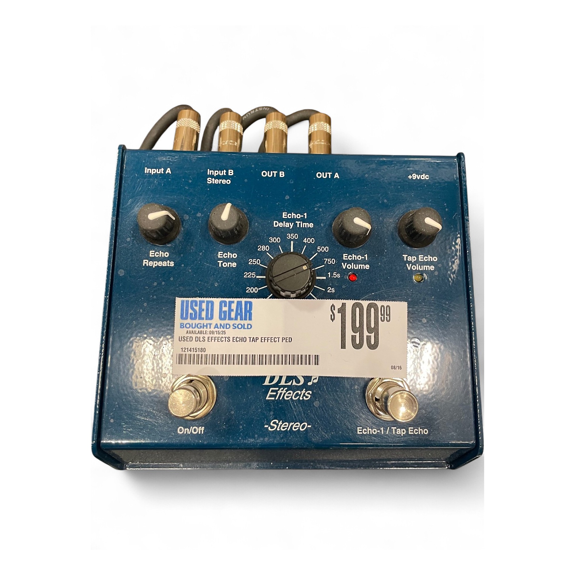 Used DLS Effects ECHO TAP Effect Pedal | Guitar Center