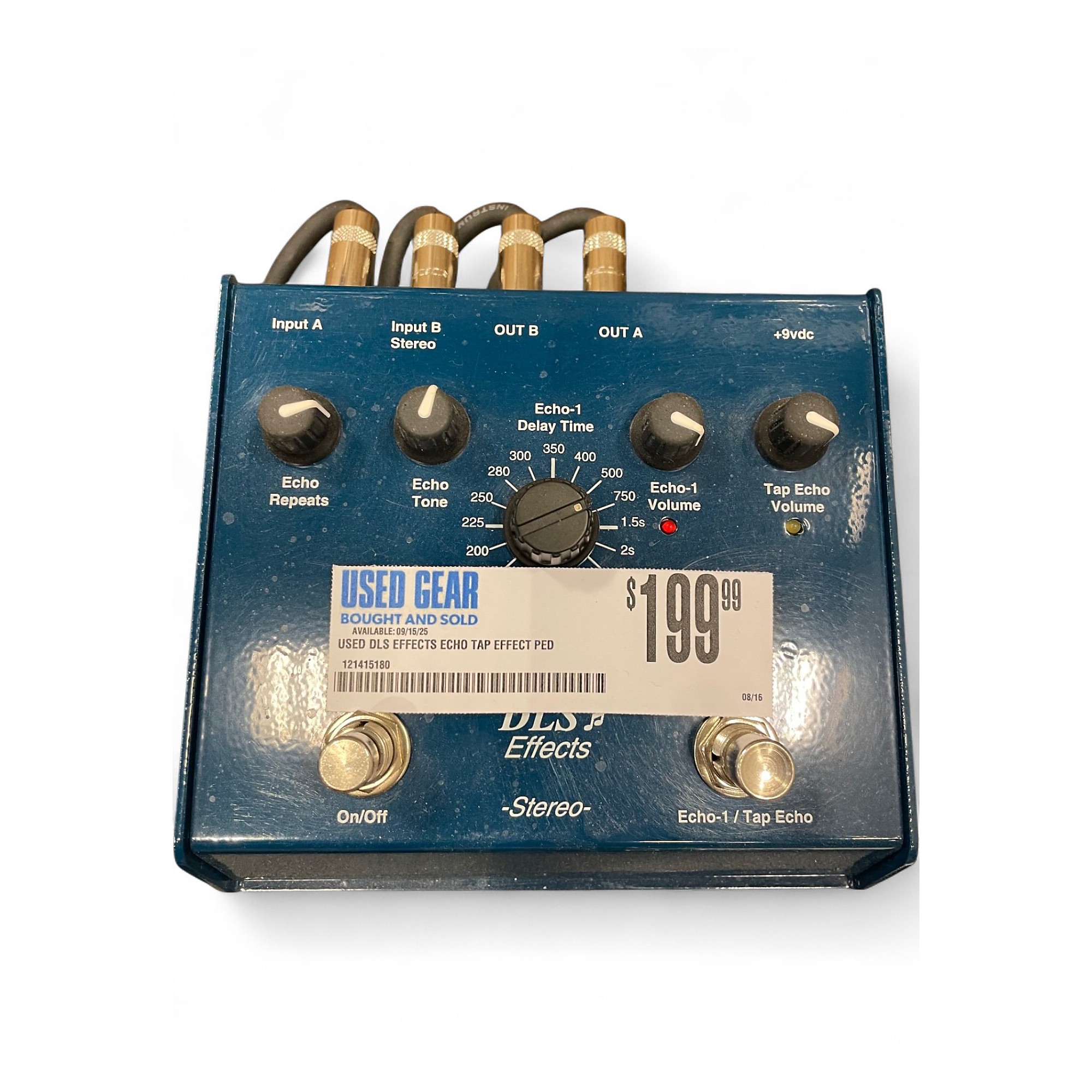 Used DLS Effects ECHO TAP Effect Pedal | Guitar Center