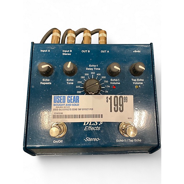 Used DLS Effects ECHO TAP Effect Pedal