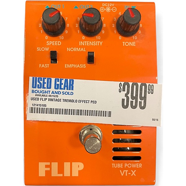 Used Flip VINTAGE TREMOLO Effect Pedal