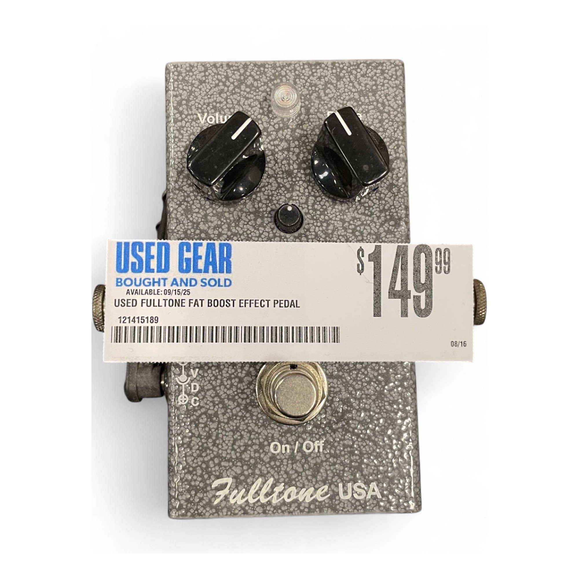 Used Fulltone FAT BOOST Effect Pedal | Guitar Center