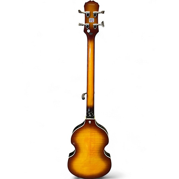 Used Epiphone Viola 2 Tone Sunburst Electric Bass Guitar
