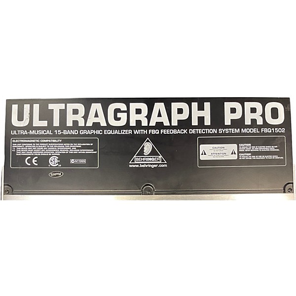 Used Behringer ULTRAGRAPH PRO FBQ1502 Equalizer | Guitar Center