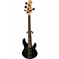 Used Sterling by Music Man StingRay  Ray4HH Black Electric Bass Guitar thumbnail