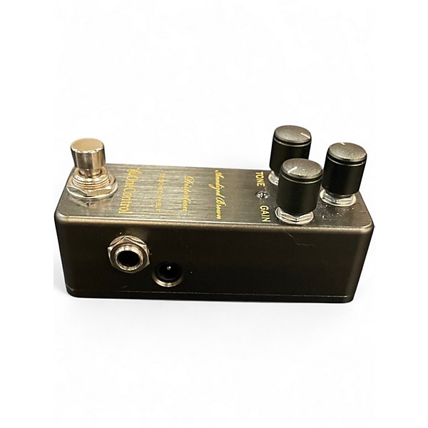 Used One Control Anodized Brown Distortion Effect Pedal