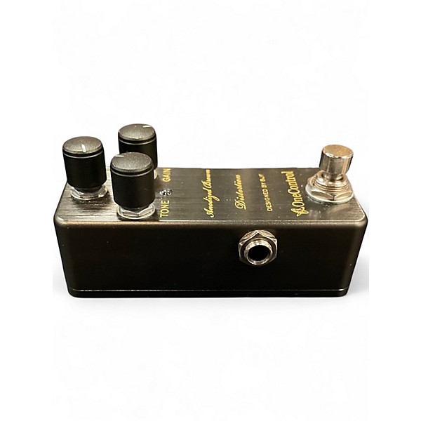 Used One Control Anodized Brown Distortion Effect Pedal