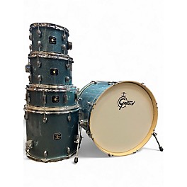Used Gretsch Drums 5 Piece Energy BLUE SPARKLE Drum Kit