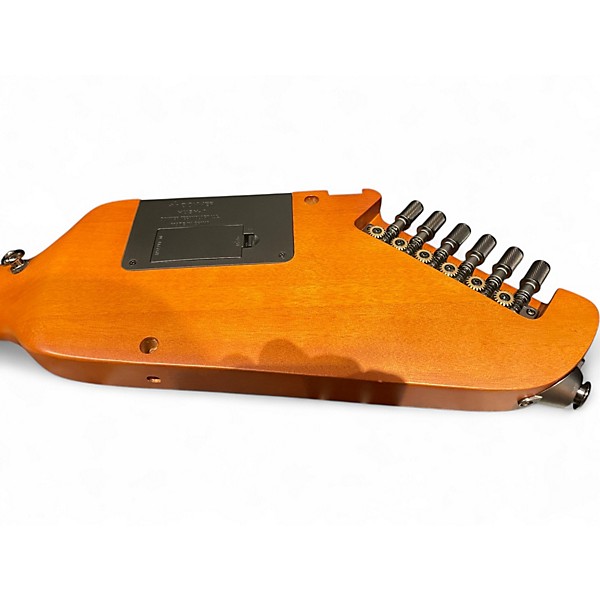 Used Donner HUSH 1 SILENT GUITAR Natural Electric Guitar