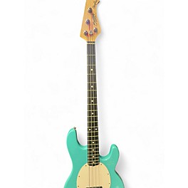 Used Sterling by Music Man Stingray 4 Blue Agave Electric Bass Guitar