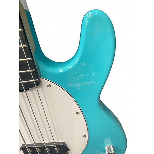 Used Sterling by Music Man Stingray 4 Blue Agave Electric Bass Guitar