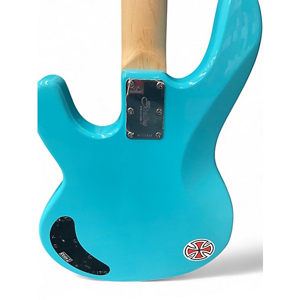 Used Sterling by Music Man Stingray 4 Blue Agave Electric Bass Guitar