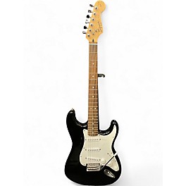 Used Squier Standard Stratocaster Black Solid Body Electric Guitar
