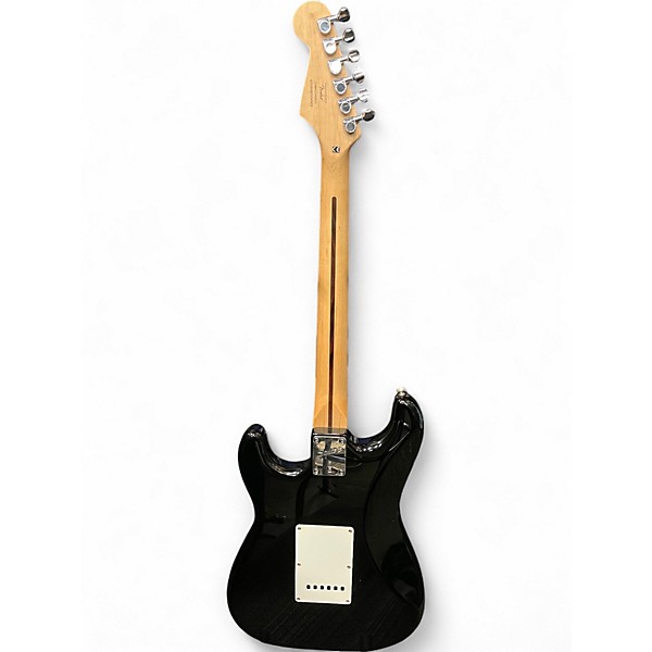 Used Squier Standard Stratocaster Black Solid Body Electric Guitar